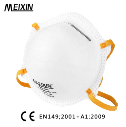 10x Meixin FFP2 Filtrierende Atemschutzmaske, CE, EN149:2001+A1:2009, ✔️10St. im Beutel verpackt