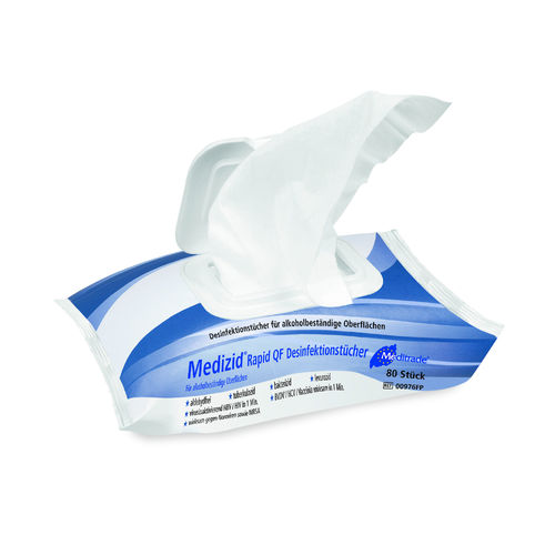 Medizid® Rapid QF Flowpack Desinfektionstücher, Hygienetücher ✔️80St.
