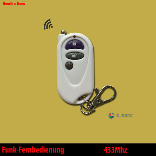 Z-Ben 433Mhz Funk-Fernbedienung für 433Mhz Alarmanlage Alarmsystem