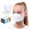 HARD FFP2 Atemschutzmaske, Farbe, Größe XS, 4 Lagen, 99,5%, Made in Germany