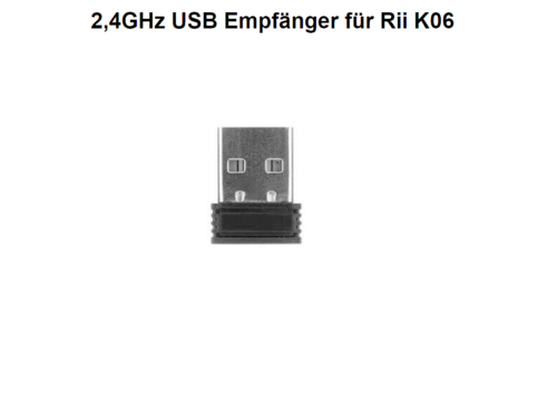 Rii K06 2.4GHz USB-Empfänger Funk-Dongle